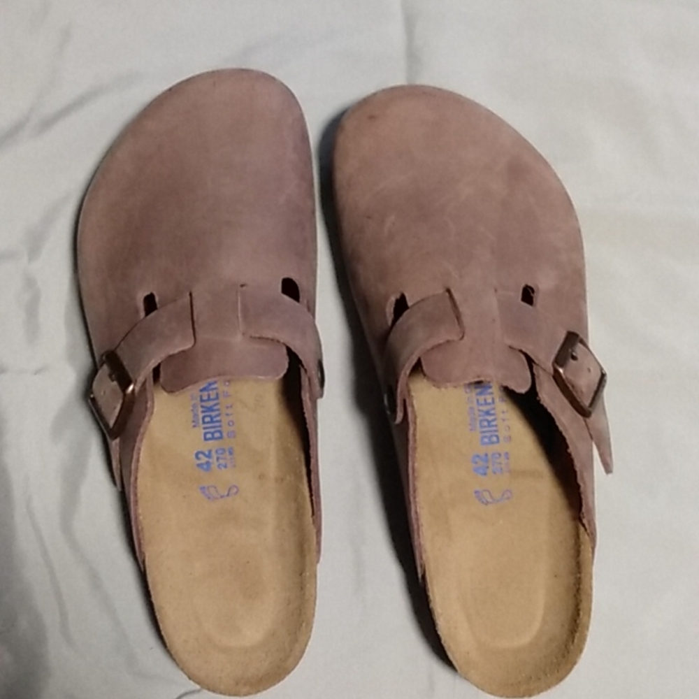 Birkenstock leather, soft foot bed, brown,11